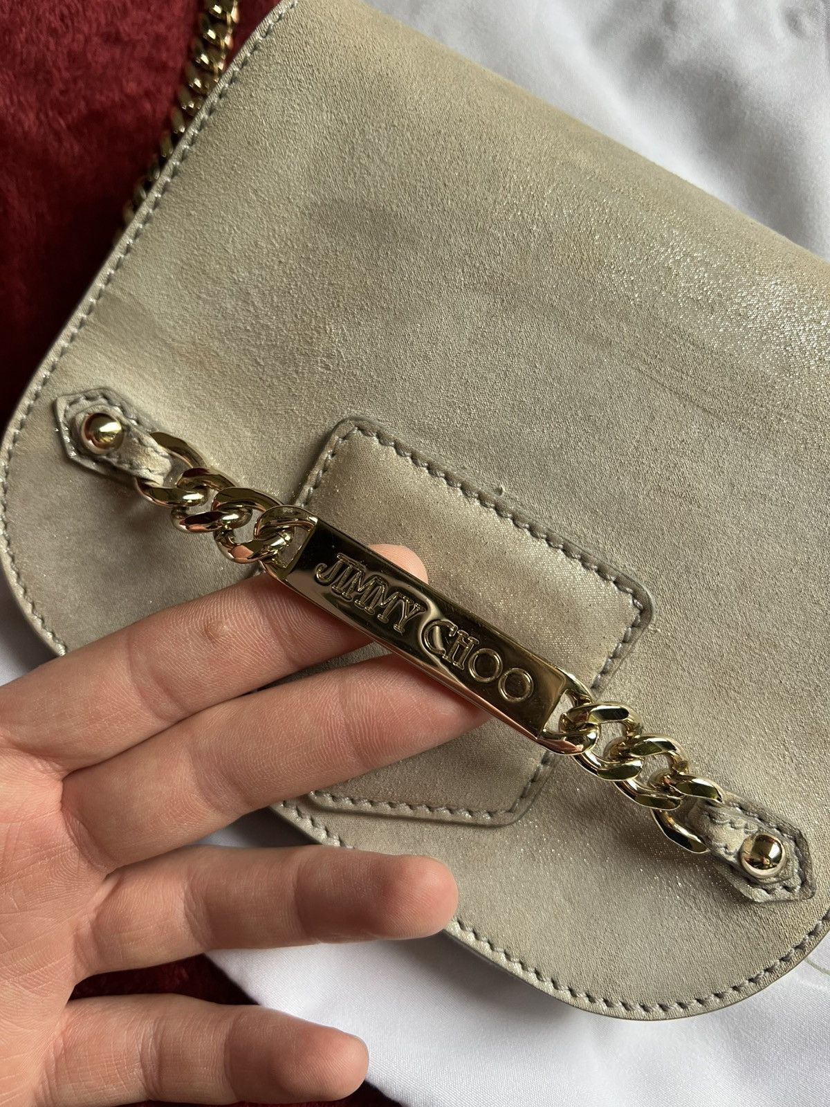 Jimmy Choo Jimmy Choo Glitter Mini Crossbody Bag Size ONE SIZE - 7 Thumbnail