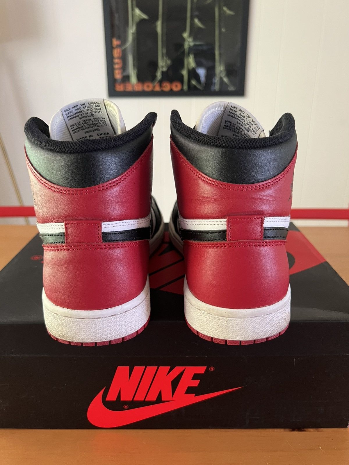 Jordan Brand × Nike Jordan 1 “Black Toe” (2013) Size US 11 / EU 44 - 4 Thumbnail