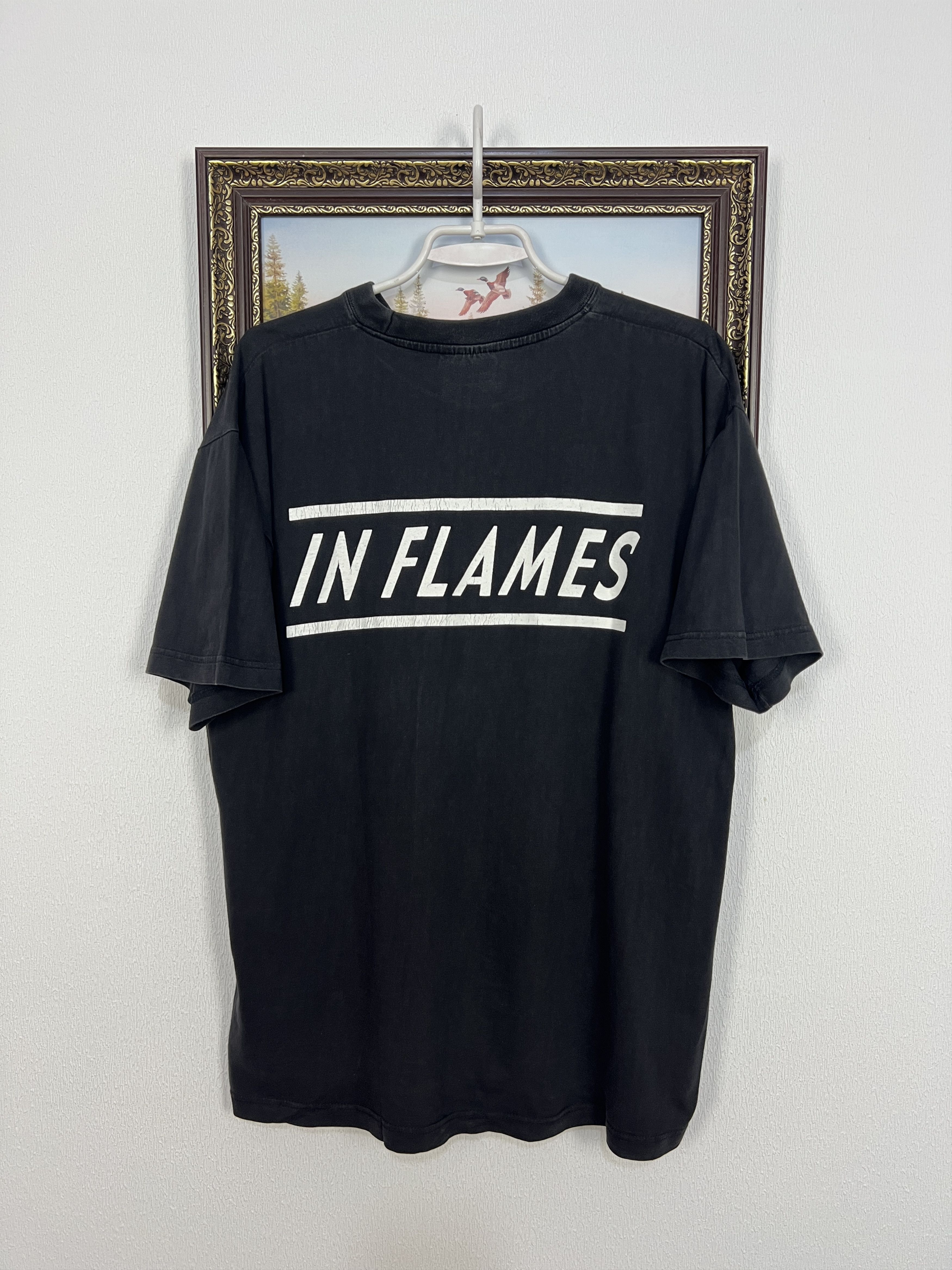 Vintage Vintage In Flames Colony Band Over Print Shirt Tee Rare Size US XL / EU 56 / 4 - 7 Thumbnail