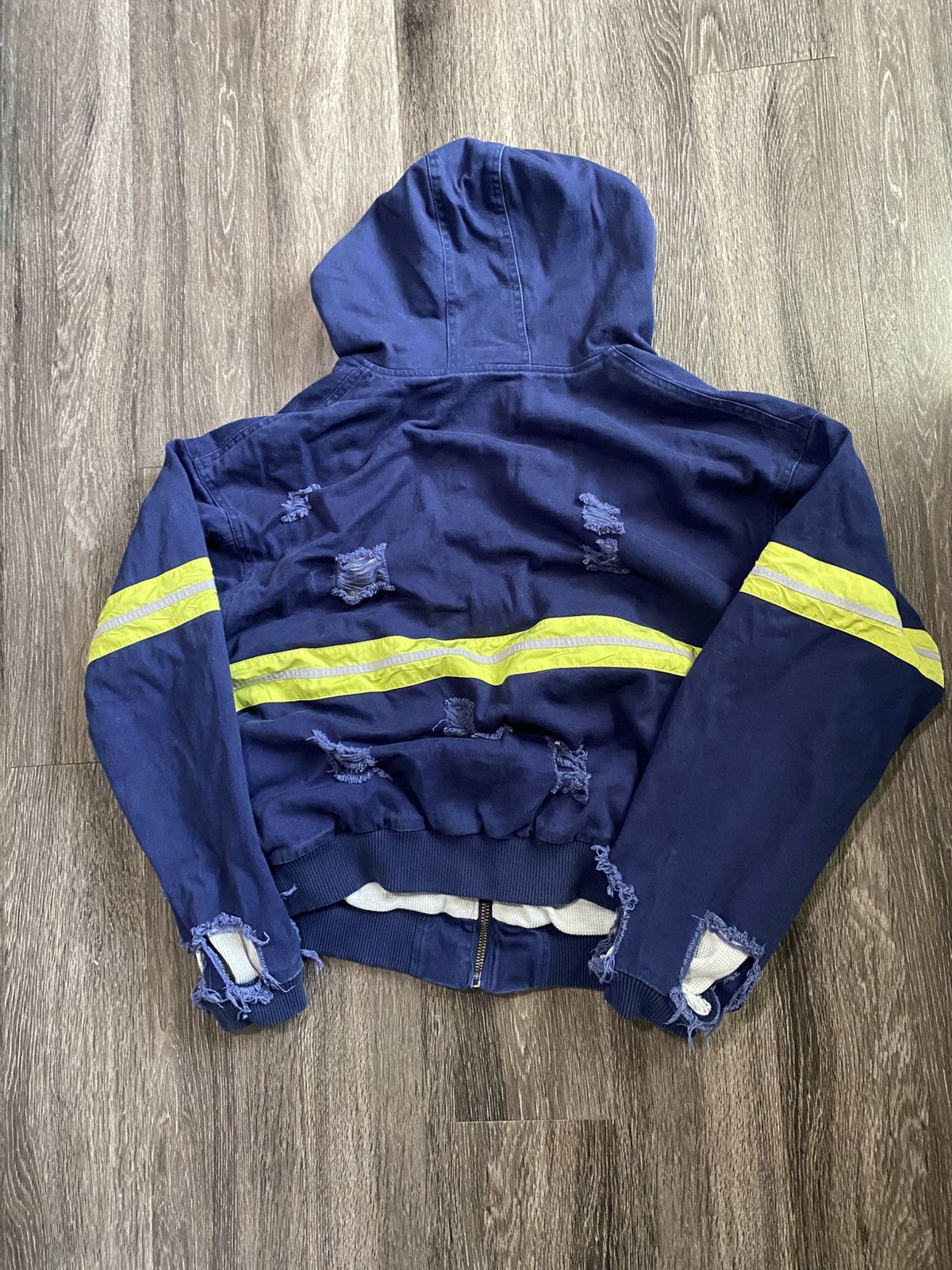 74 Is War 74 denim garbage man jacket Size US L / EU 52-54 / 3 - 2 Thumbnail