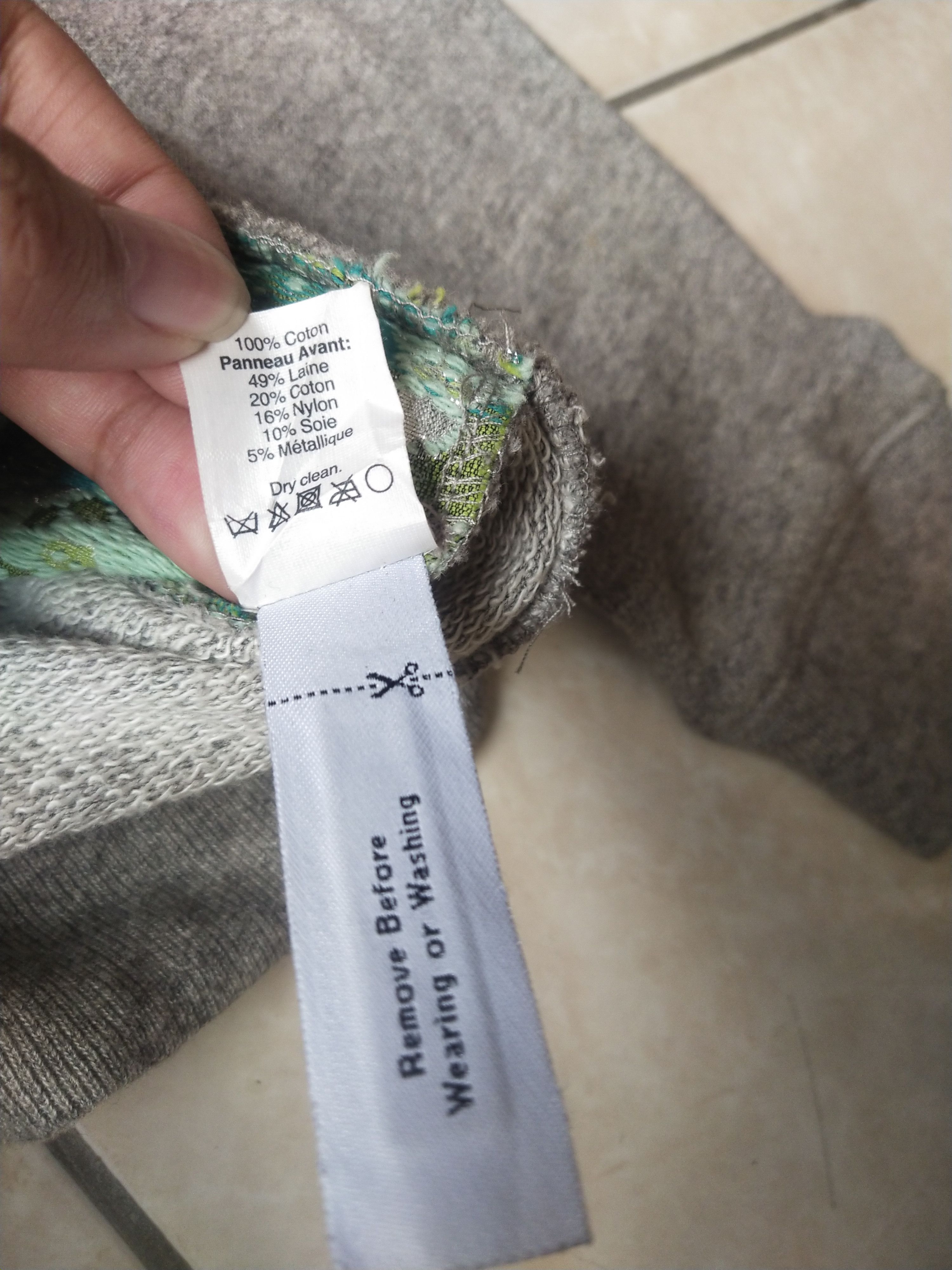 J.Crew FW13 J.Crew Floral Metallic Jacquard Silk Blend Sweater Size S / US 4 / IT 40 - 10 Thumbnail