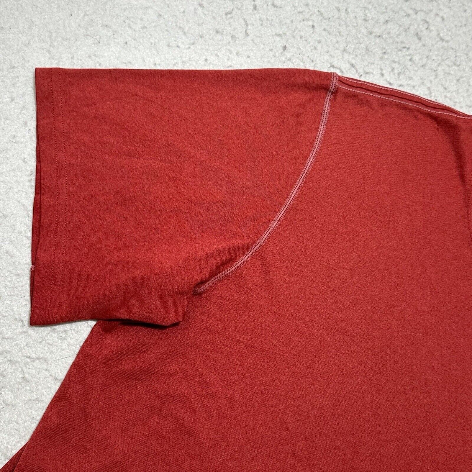 Nike Nike Dri Fit Medium Red Athletic T Shirt Swoosh Logo Size US M / EU 48-50 / 2 - 6 Thumbnail