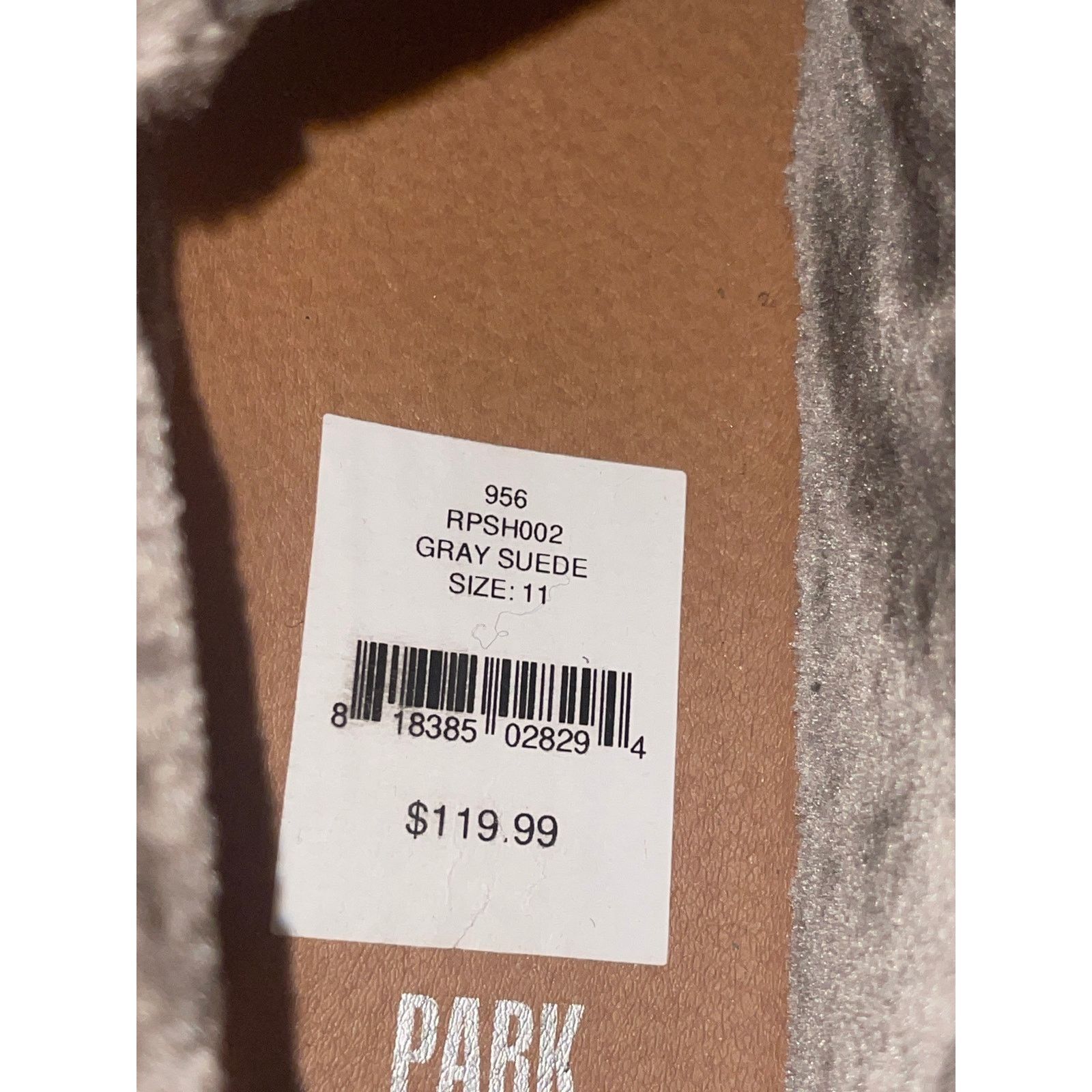 Other New RUSSELL PARK Oliver Faux Fur-Trim Suede Sneakers Grey 11 Size US 11 / EU 44 - 10 Thumbnail