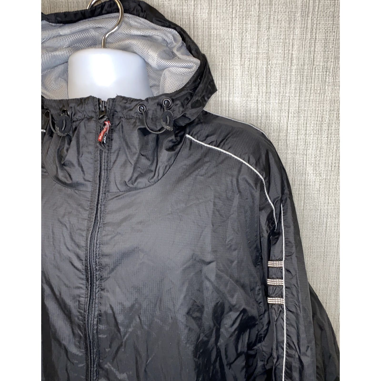 Levi's Levi’s Jacket Mens XL Black Nylon Rain Full Zip Size US XL / EU 56 / 4 - 2 Thumbnail