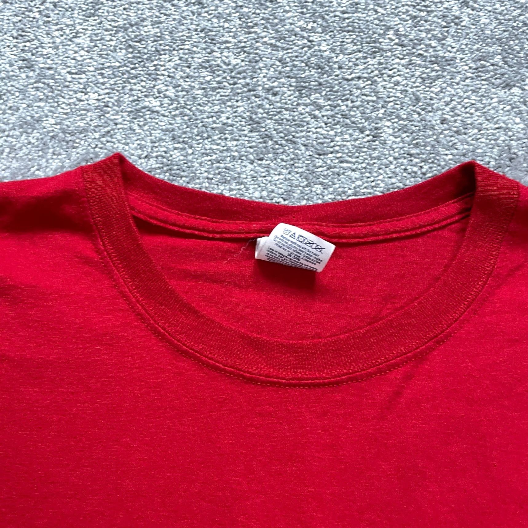Jerzees Jerzees T-Shirt Mens 5XL Red Graphic Dri-Power Active Cotton Top Size US XXL / EU 58 / 5 - 3 Thumbnail