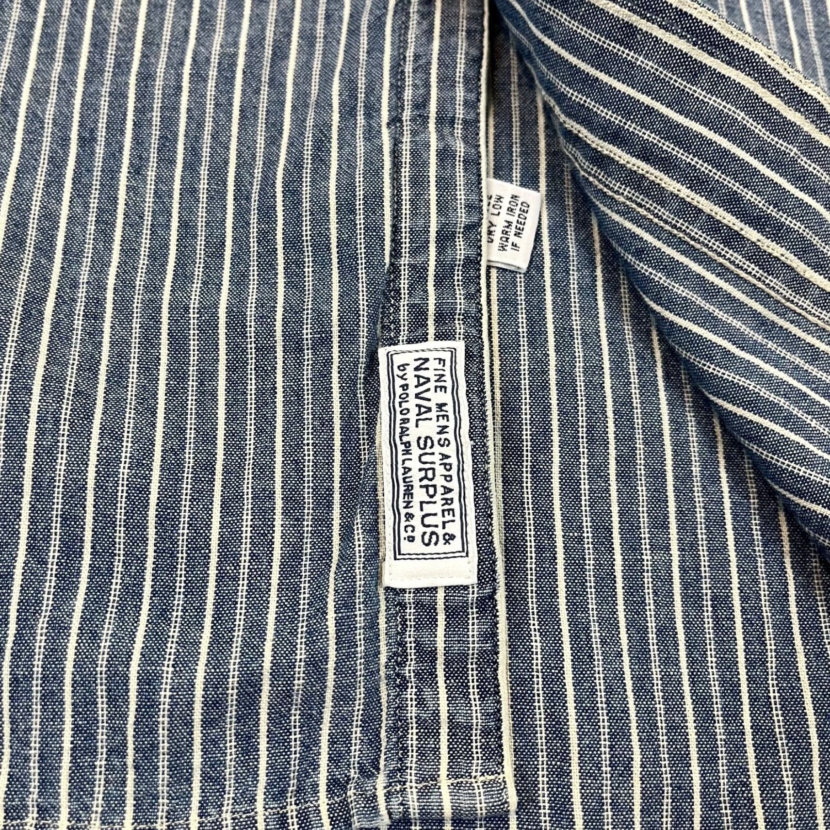 Polo Ralph Lauren VINTAGE Ralph Lauren Shirt Men's Small Blue Striped Polo Button-Up Outdoor Casual Size US S / EU 44-46 / 1 - 2 Thumbnail