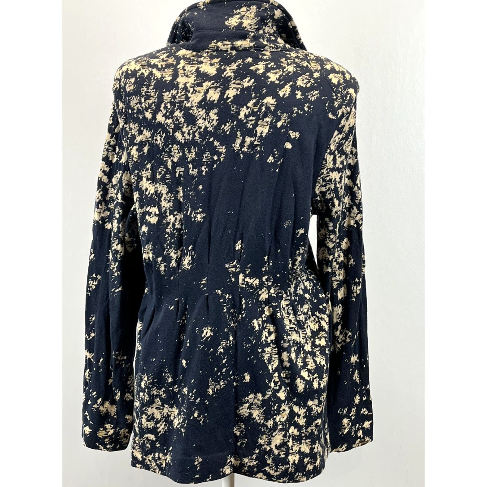 Vintage VINTAGE Zozo Knit Jacket WOMEN's L Large Artsy Lagenlook Black Knit Jacket, Casual Fall Winter Spring, Women’s Jacket, Zozo Size L / US 10 / IT 46 - 2 Thumbnail