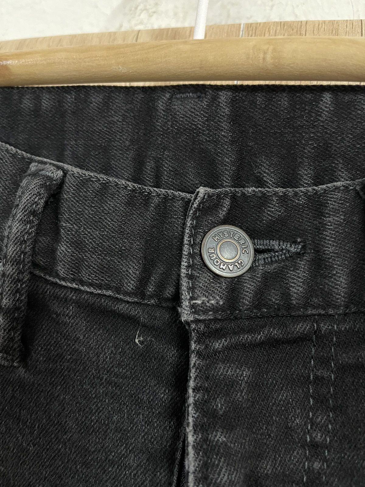 Hysteric Glamour × Japanese Brand Hysteric Glamour Black Skinny Jeans W30 L37 Distressed Punk Size US 30 / EU 46 - 8 Thumbnail