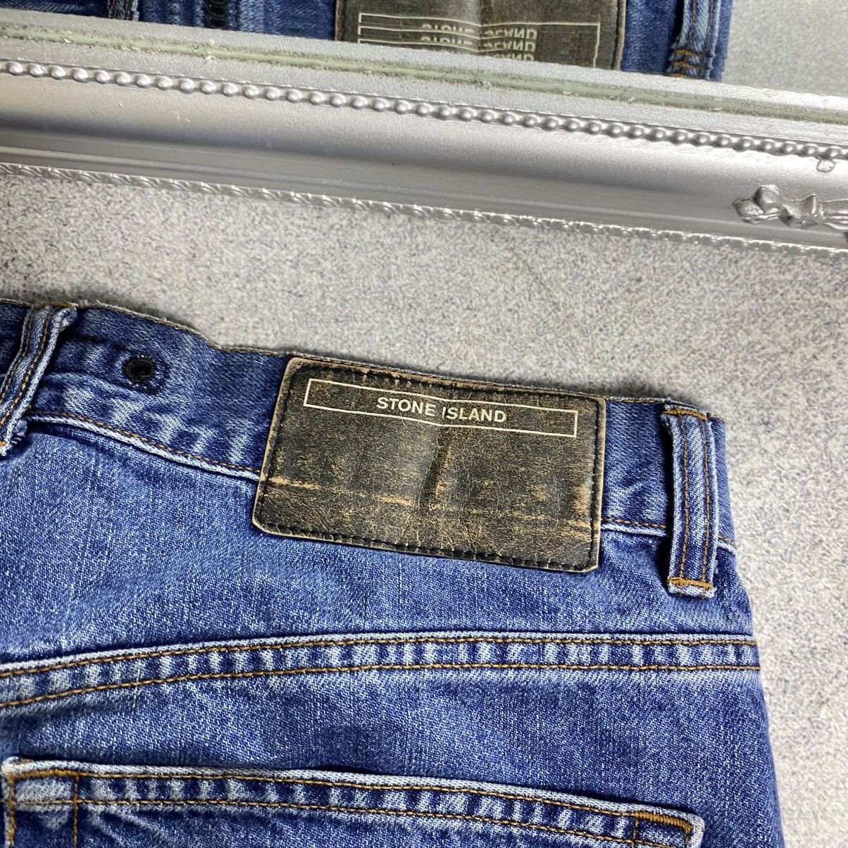 Stone Island Stone Island jeans Italy designer denim streetwear logo 00s Size US 32 / EU 48 - 5 Thumbnail
