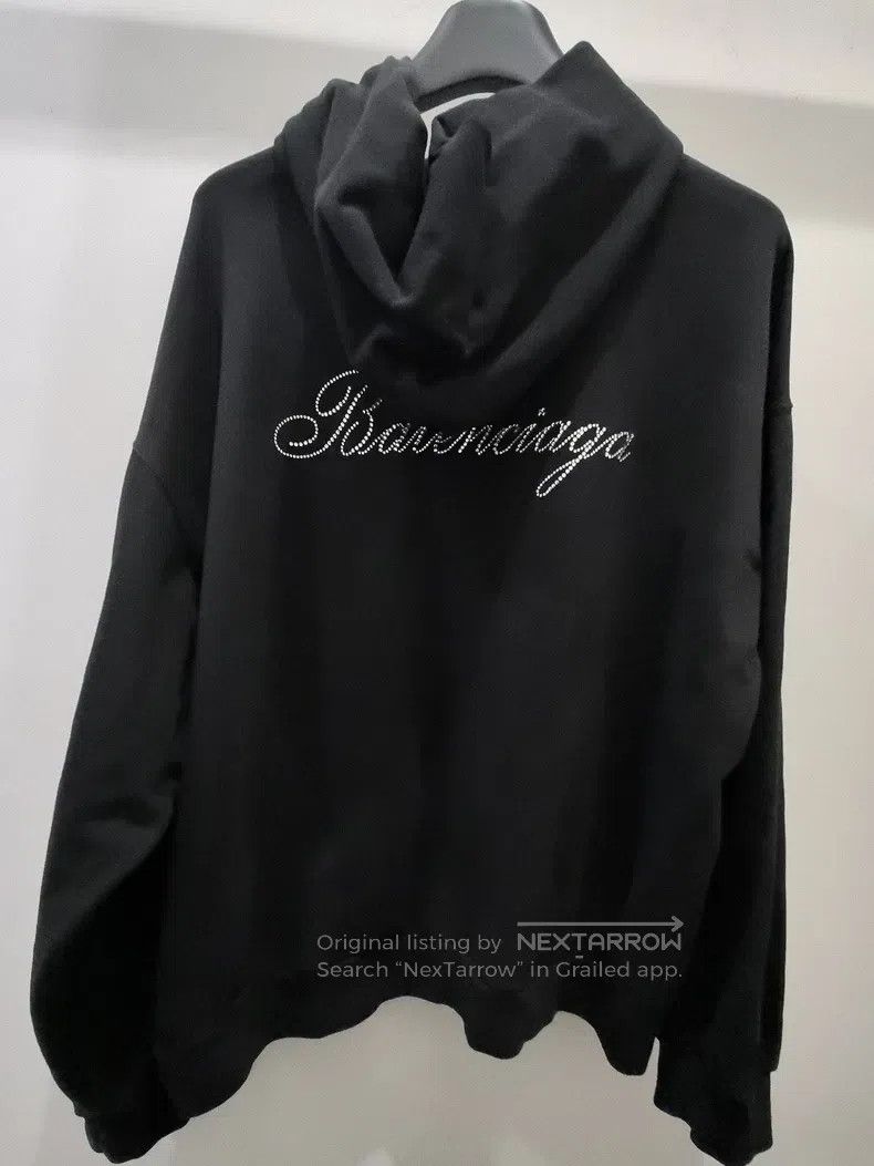 Balenciaga Balenciaga Black Zipper Hooded Sweatshirt Size US M / EU 48-50 / 2 - 5 Thumbnail
