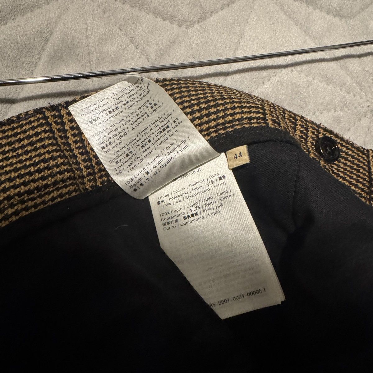 Valentino Wool Trousers with Glen Plaid Pattern and Turn-ups Size US 30 / EU 46 - 9 Thumbnail