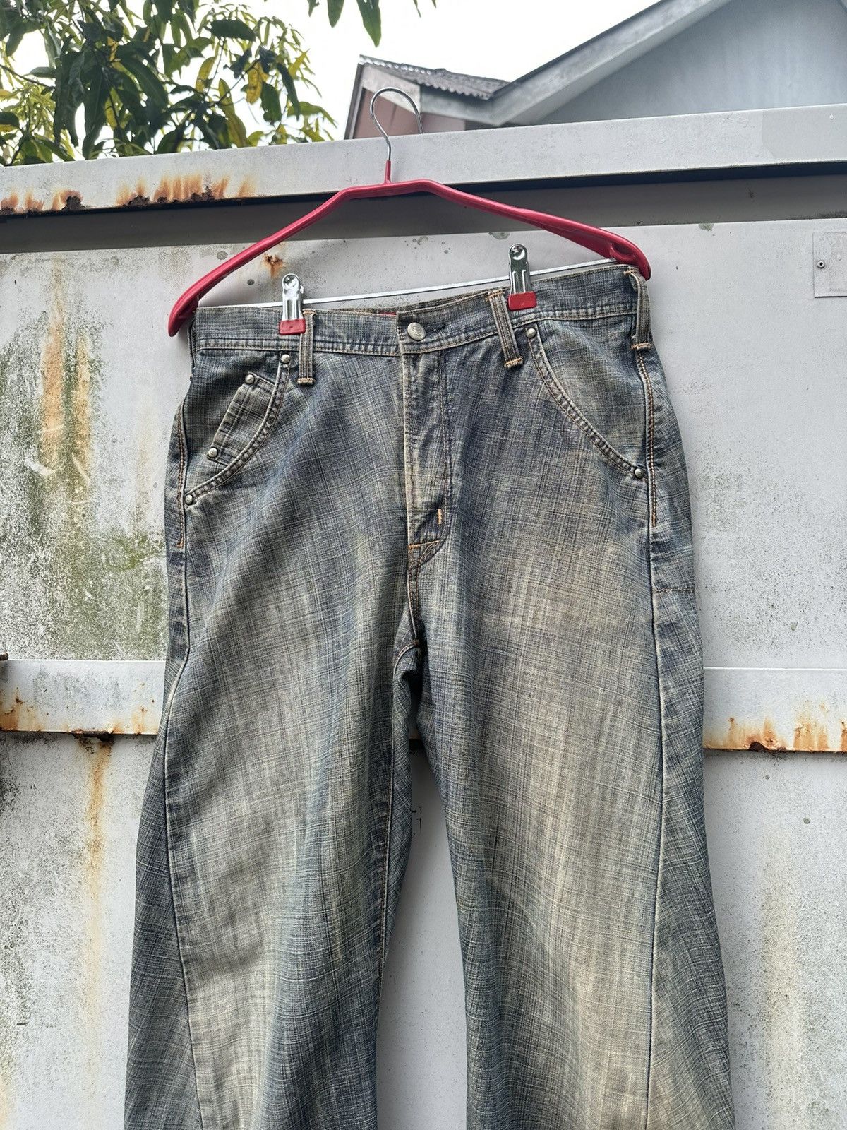 Edwin 👹Vintage Edwin E-Function Straight Cut Baggy Jeans Size US 28 / EU 44 - 4 Thumbnail
