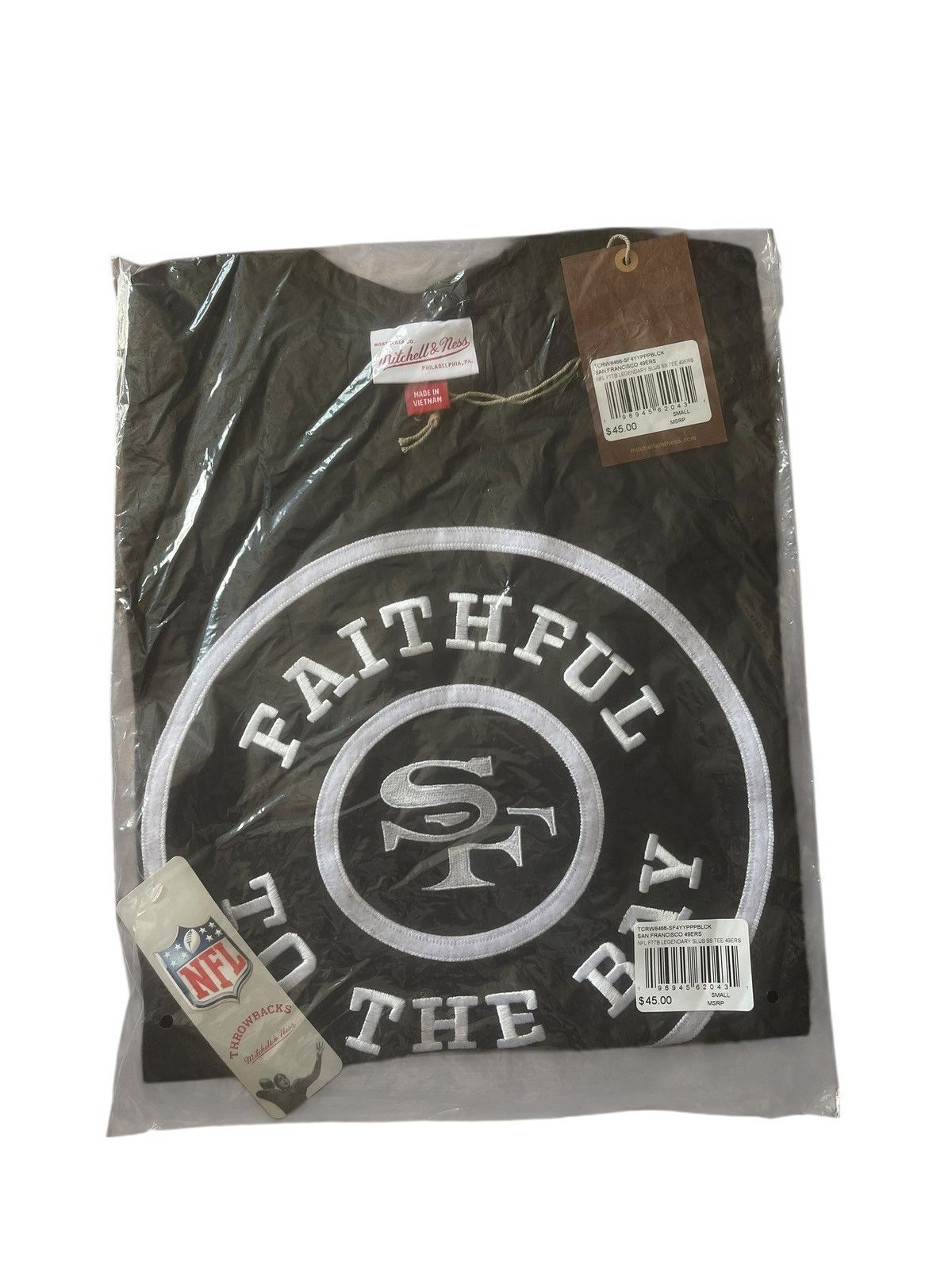 Mitchell & Ness San Francisco 49ers Mitchell N Ness Throwbacks Tee Shirt Size US S / EU 44-46 / 1 - 5 Thumbnail