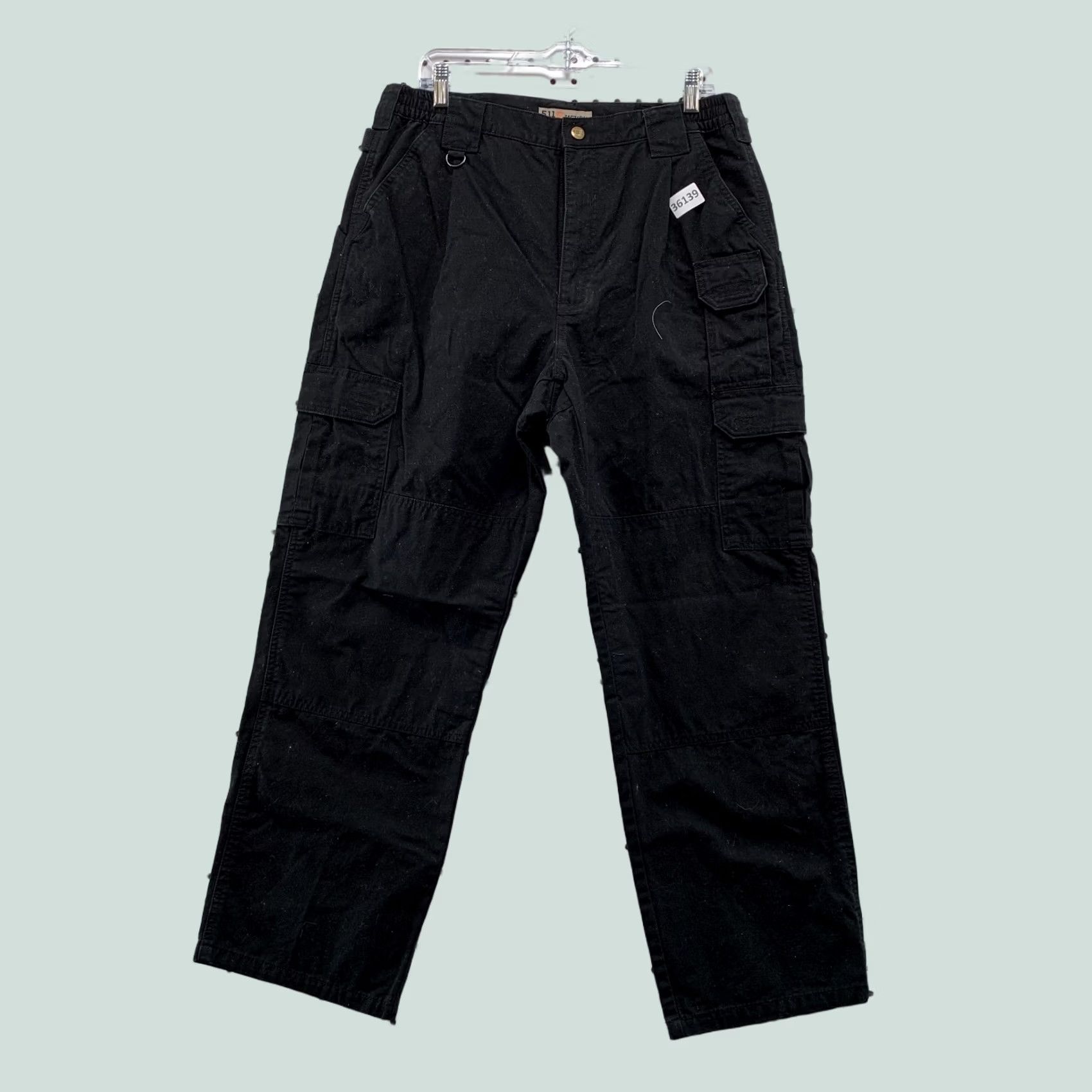 Vintage 5.11 Tactical Pants Mens Cargo Utility Straight Leg SIZE 34X30 Black Size US 34 / EU 50 - 1 Thumbnail