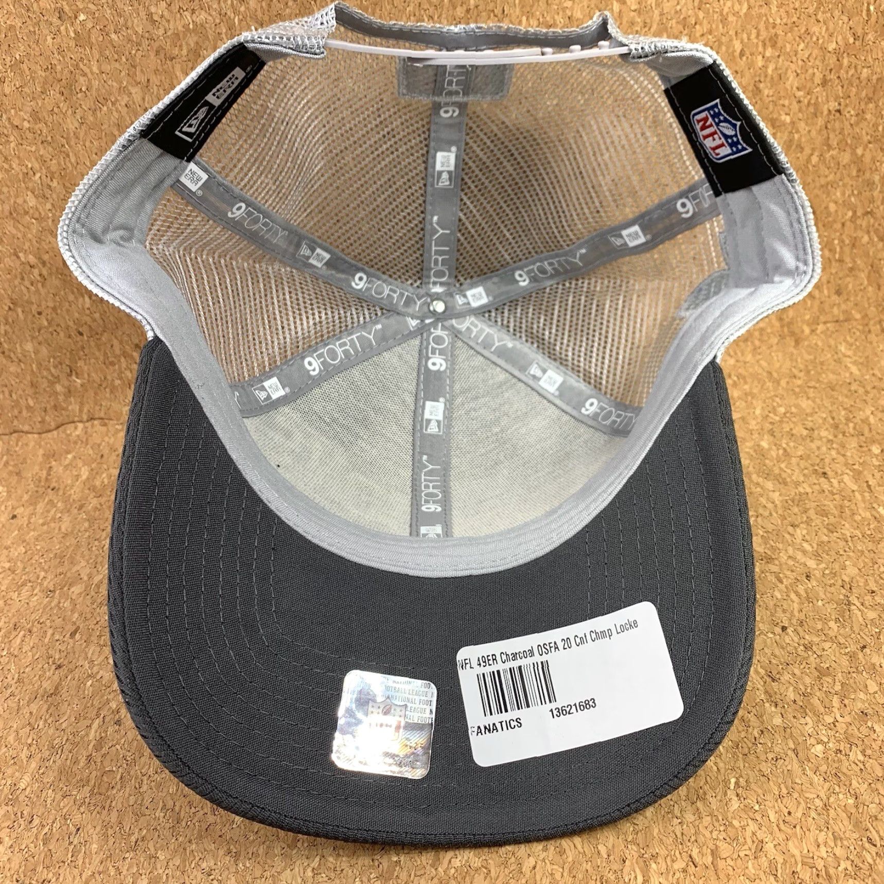 New Era New Era San Francisco Trucker HatOS Grey Black NFC Champions Snapback Cap Mens Size ONE SIZE - 5 Thumbnail