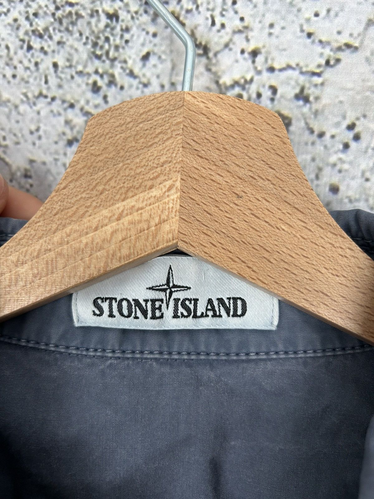 Designer × Stone Island Stone Island Blue Overshirt Light Jacket Vintage Designer Size US M / EU 48-50 / 2 - 7 Thumbnail