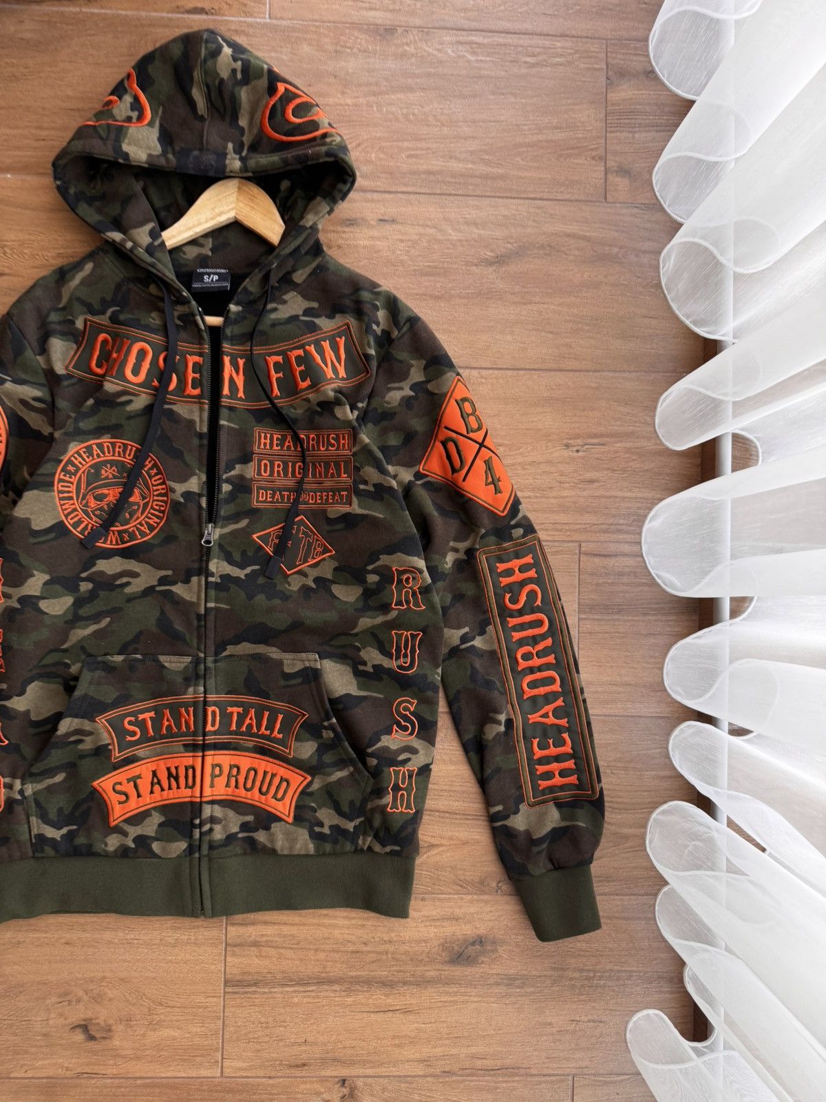 Japanese Brand × Vintage Vintage Ed Hardy by Christian Audigier Camo Style Hoodie Size US S / EU 44-46 / 1 - 4 Thumbnail