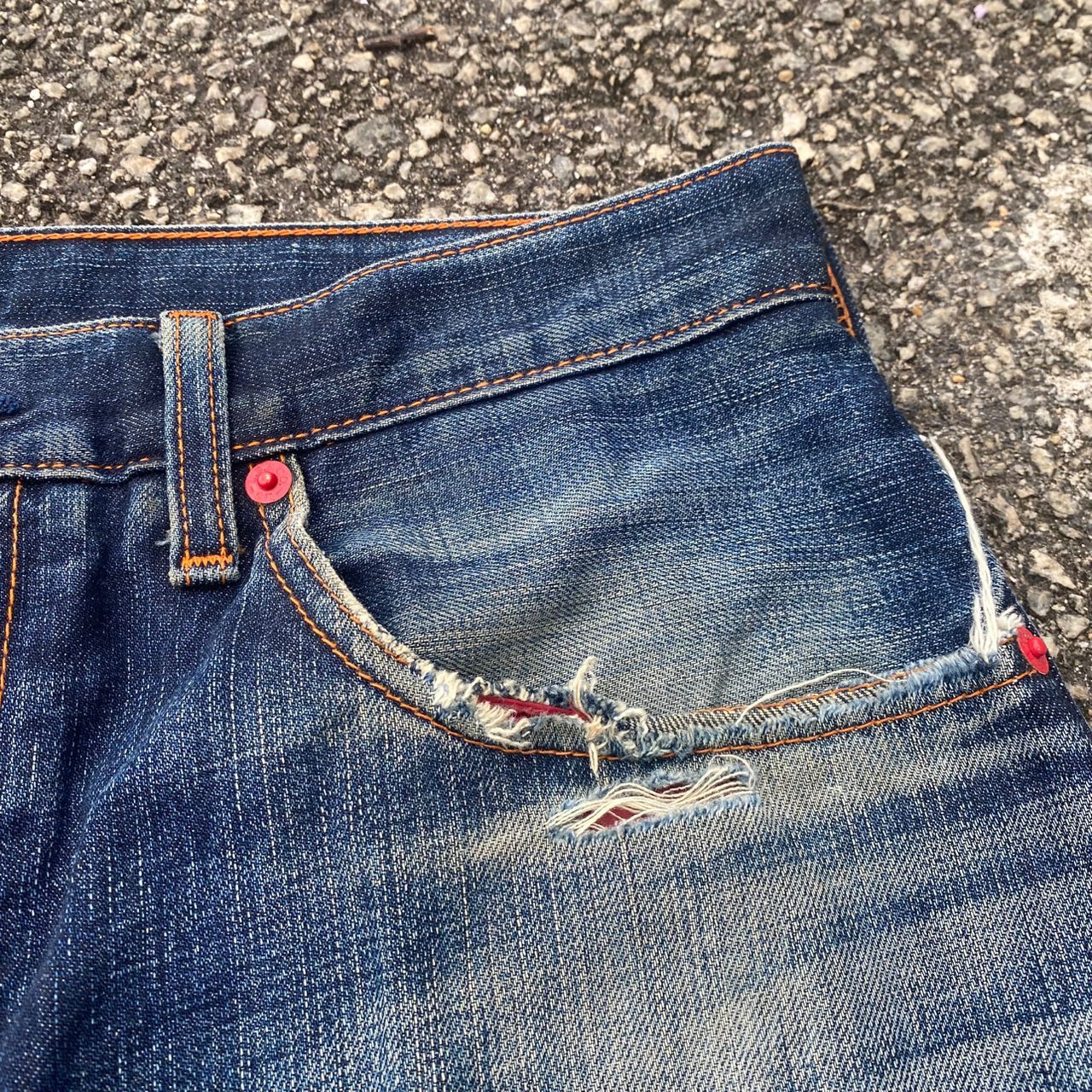 Levi's Vintage Levis 505 Packable Distressed Denim Size US 32 / EU 48 - 15 Thumbnail
