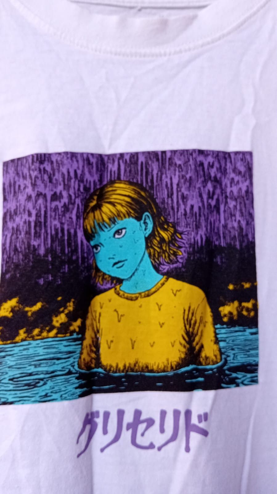 Anime × Pull & Bear Junji Ito x Pull & Bear t-shirt Glyceride Manga Anime S/M? Size US M / EU 48-50 / 2 - 4 Thumbnail