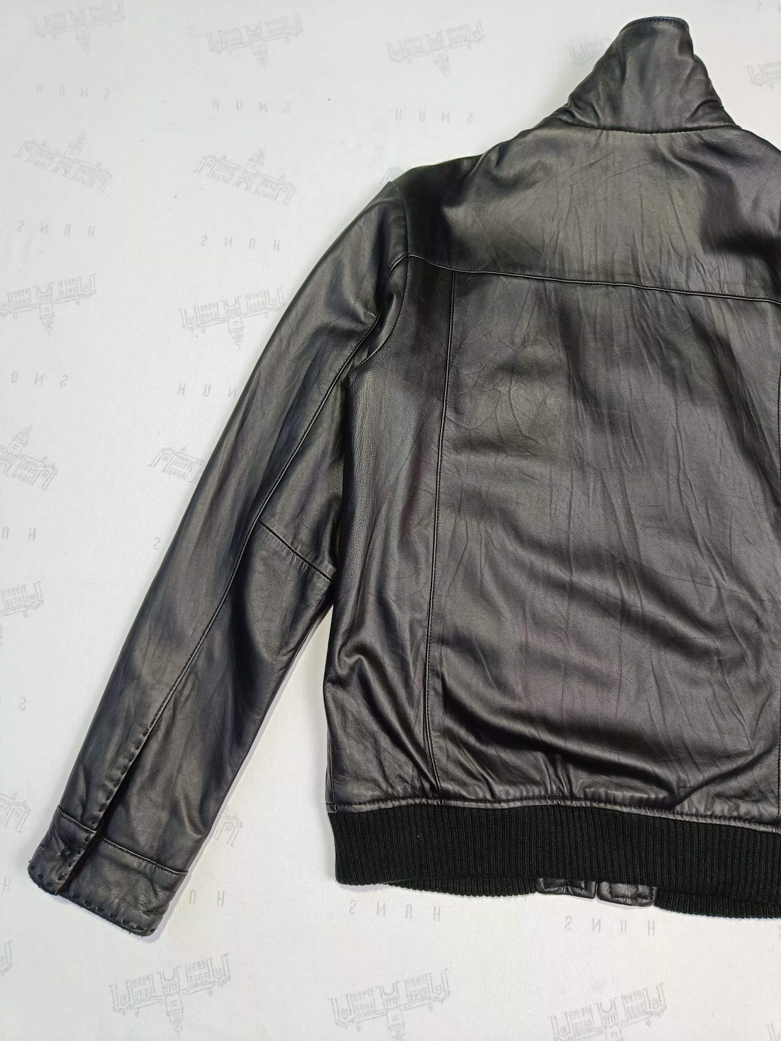 Genuine Leather Steal🔥 Black Sheepskin Crutch Co Leather Jackets Size US S / EU 44-46 / 1 - 14 Thumbnail