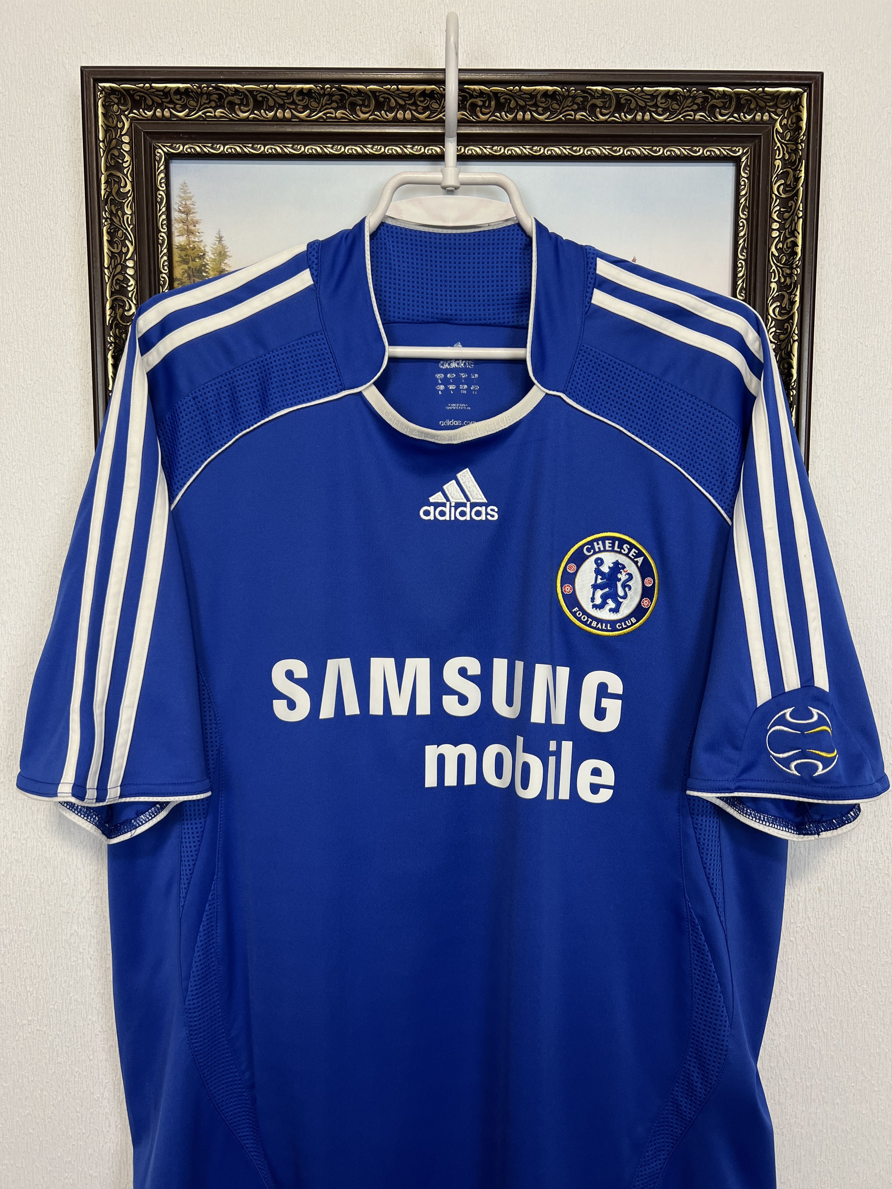 Adidas Chelsea Home football shirt 2006 Soccer Adidas Jersey Trikot Size US L / EU 52-54 / 3 - 2 Thumbnail