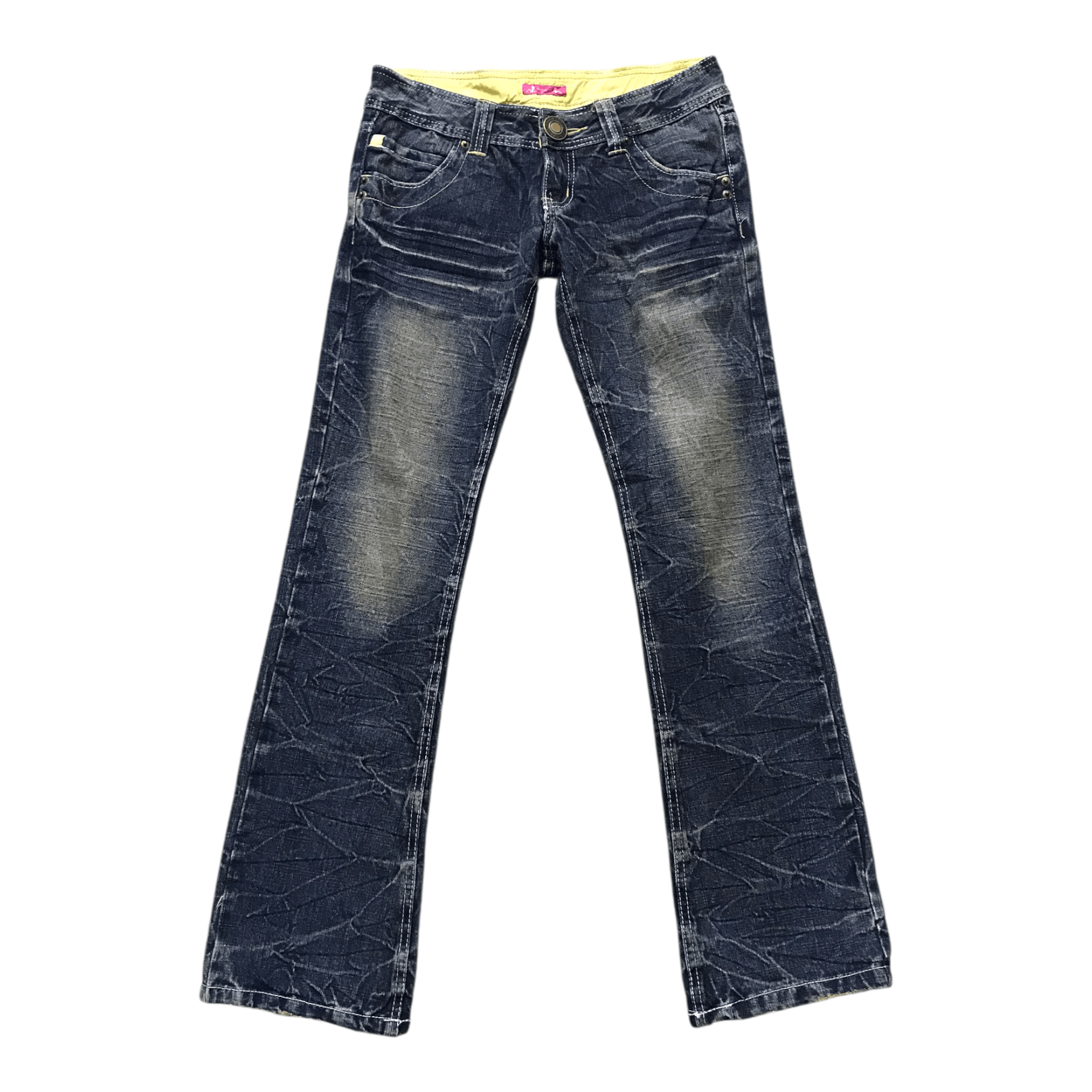 Japanese Brand Flare Angelina Denim Pant Size US 30 / EU 46 - 2 Thumbnail