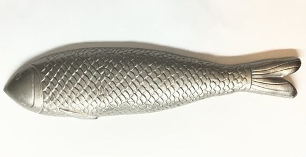 The Unbranded Brand Fish Cast Metal 5.75''x23.25 x1.25''/14.6cm x 59.1cm x 3.1cm Size ONE SIZE - 8 Thumbnail