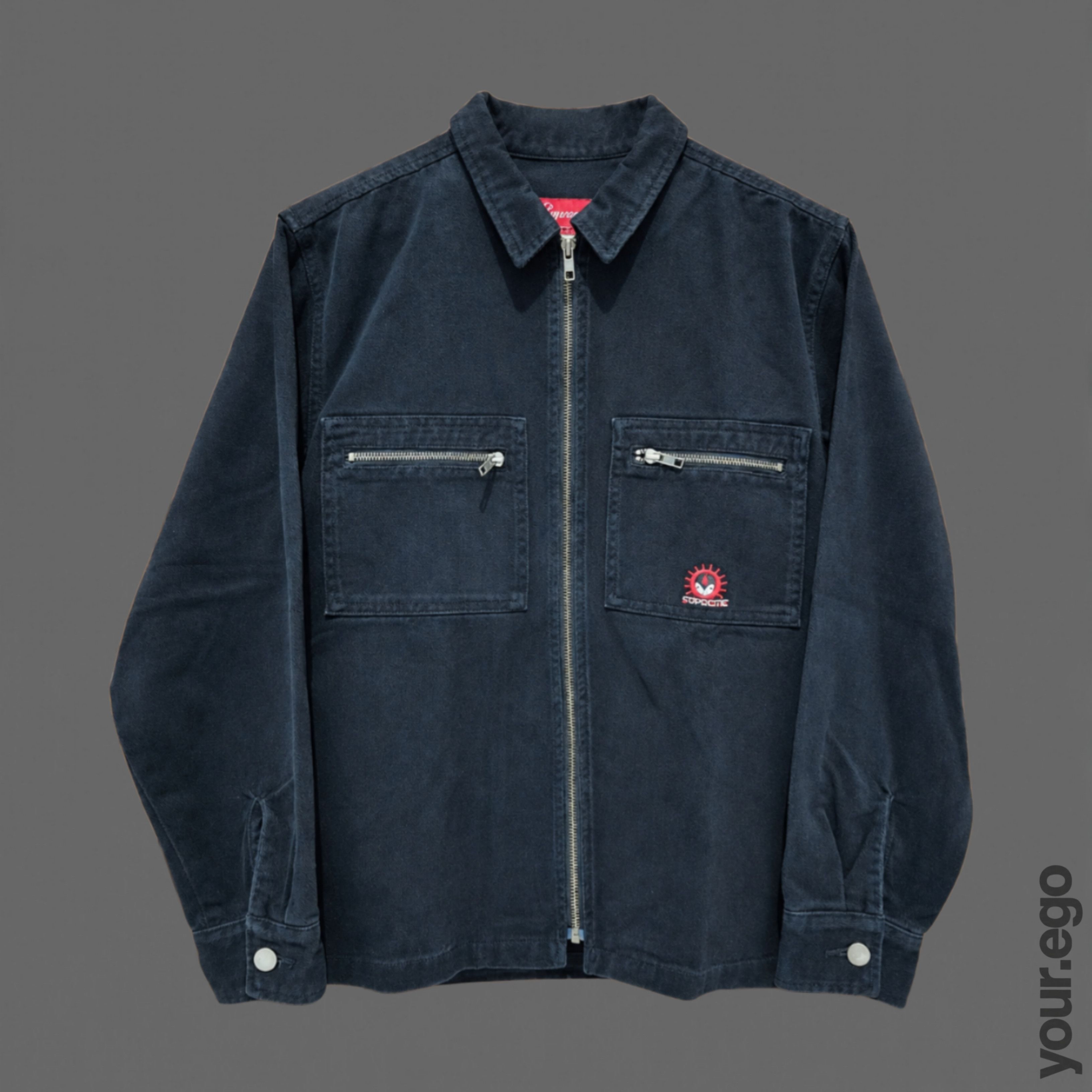 Supreme Supreme radial embroidered denim jacket | Grailed