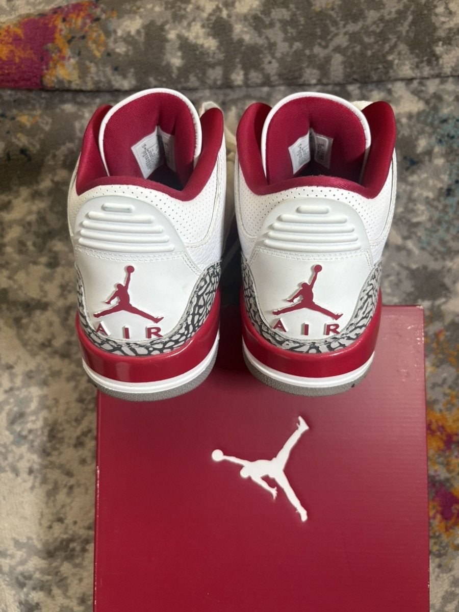 Jordan Brand Air Jordan Retro 3 Cardinal size 9 Size US 9 / EU 42 - 4 Thumbnail