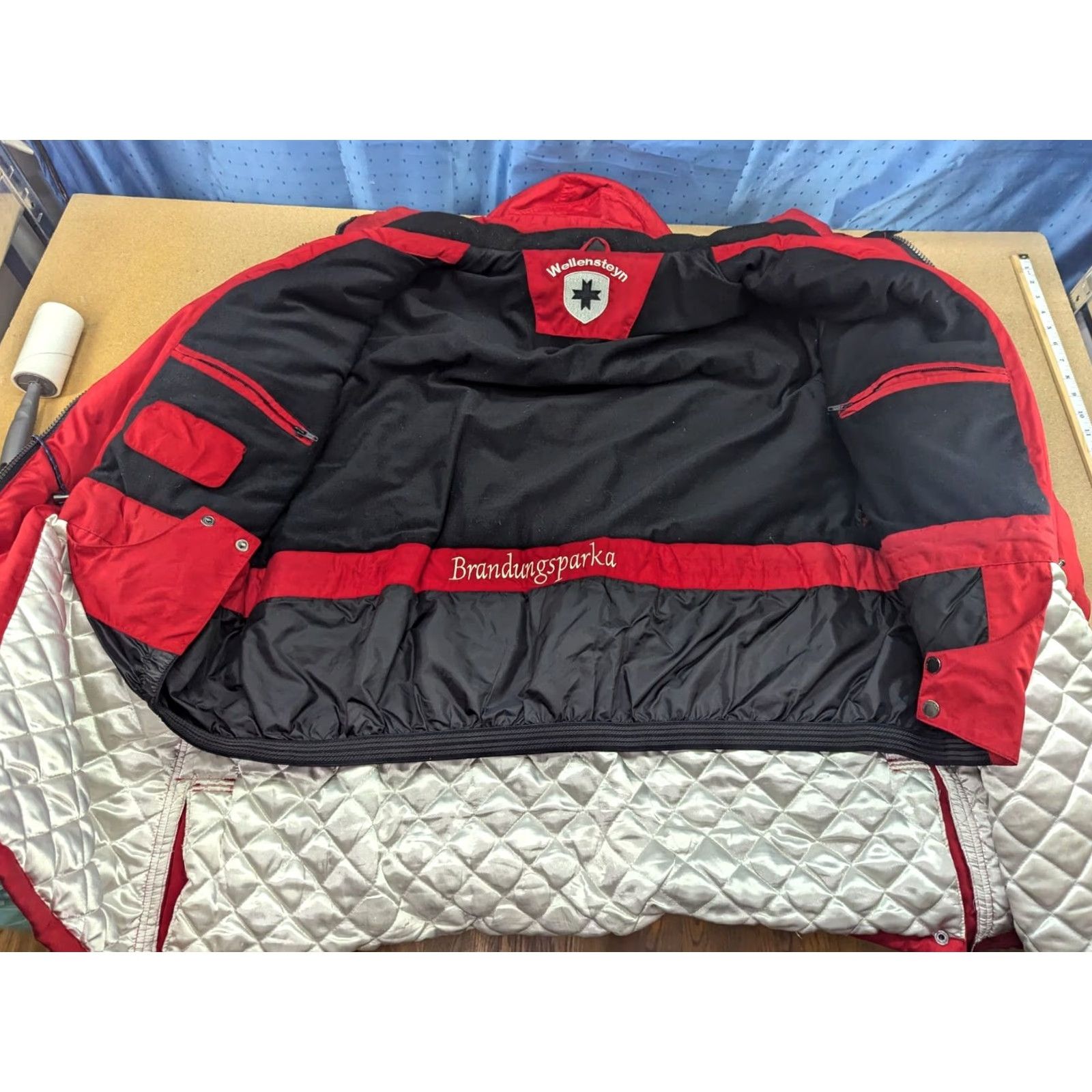 Vintage WELLENSTEYN Parka Jacket Men XL Red Waterproof Hooded Insulated Vintage Long Zip Size US XL / EU 56 / 4 - 7 Thumbnail