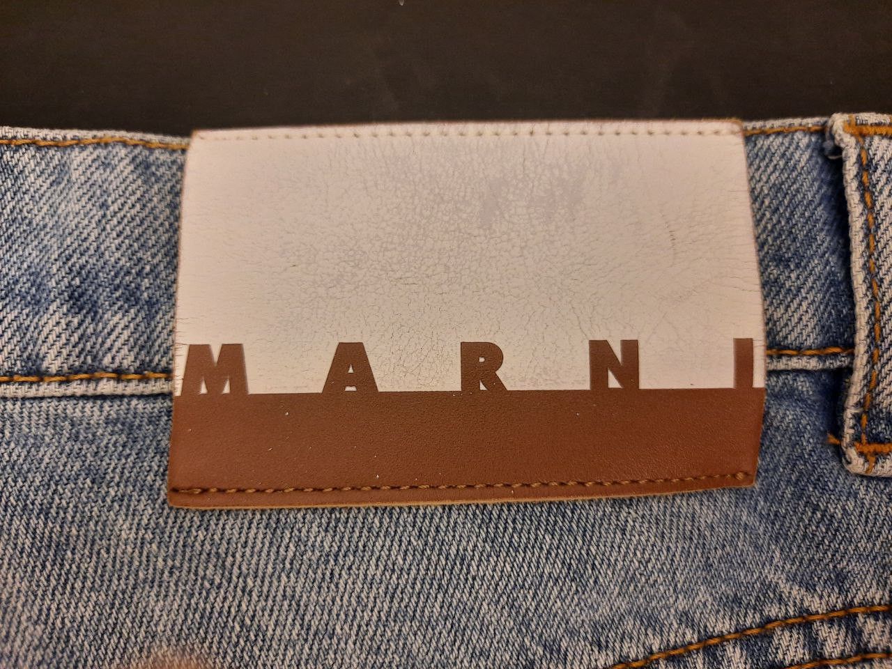 Marni *New* Mohair Patch Jeans Size US 29 - 3 Thumbnail