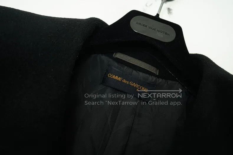 Comme des Garcons Comme Des Garcons one-size-fits-all Large Lapel Wool Mid-Le Size M / US 6-8 / IT 42-44 - 9 Thumbnail
