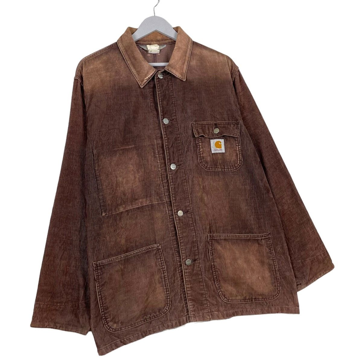 Carhartt × Vintage 💥 CARHARTT CORDUROY VELVET CHORE VINTAGE JACKET Size US L / EU 52-54 / 3 - 3 Thumbnail