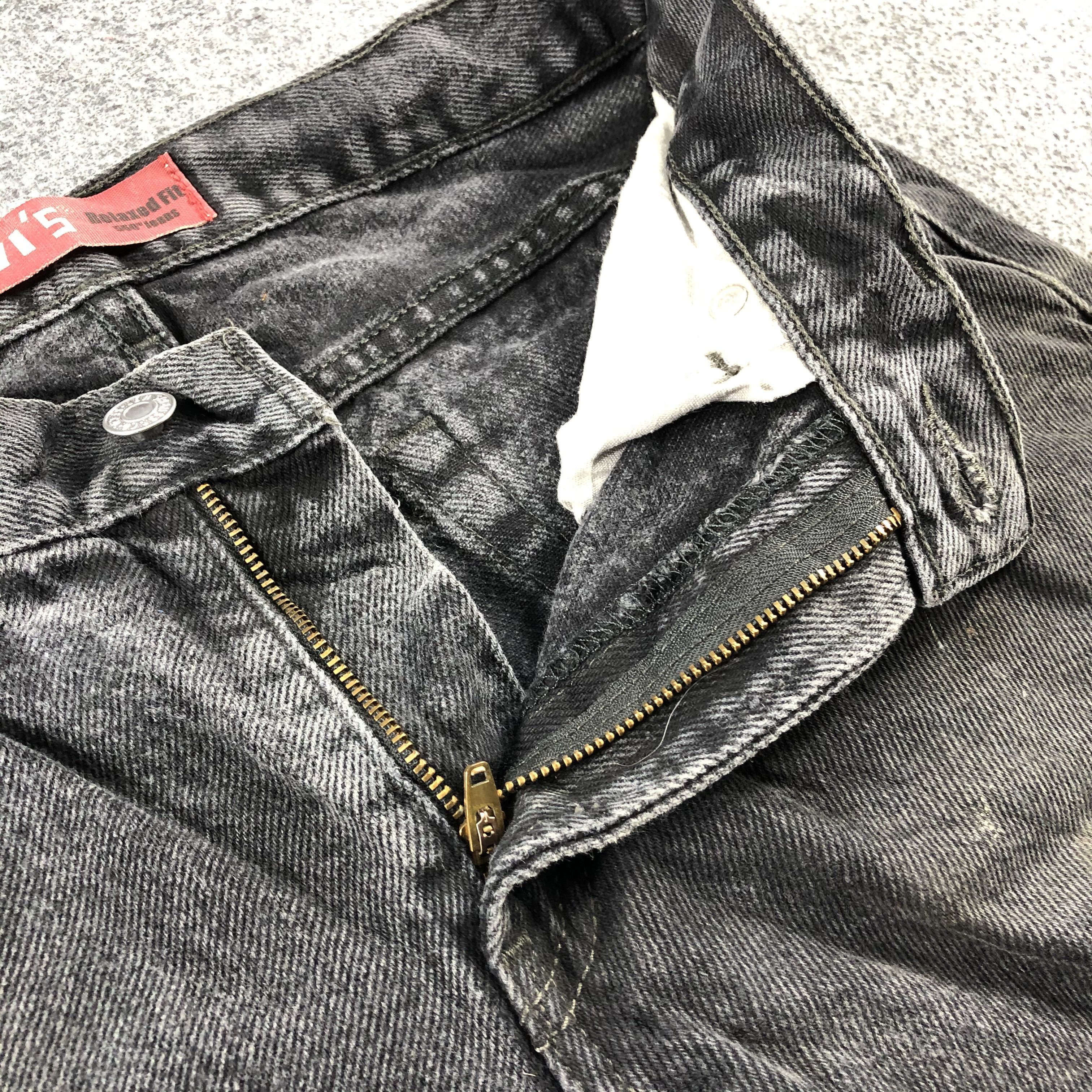 Levi's Vintage Faded Black Levis 550 Jeans-J2444 Size US 30 / EU 46 - 9 Thumbnail