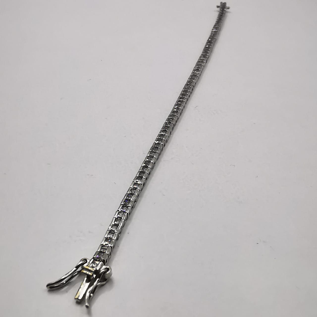 Vintage Vintage Bracelet Jewelry,925 Sterling Silver Zircon 7,93g Size ONE SIZE - 8 Thumbnail