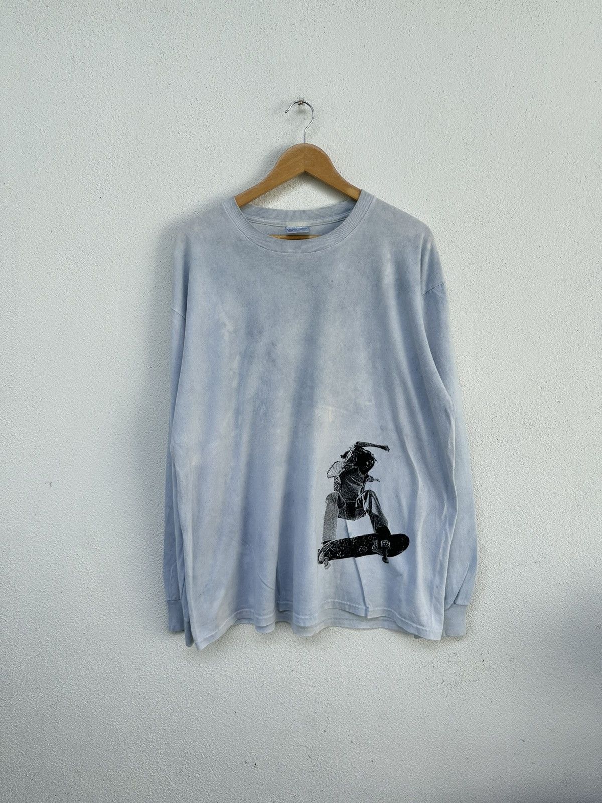 Bob Marley × Vintage Vintage Bob Marley Skateboard Long Sleeve T Shirt Size US XL / EU 56 / 4 - 1 Thumbnail