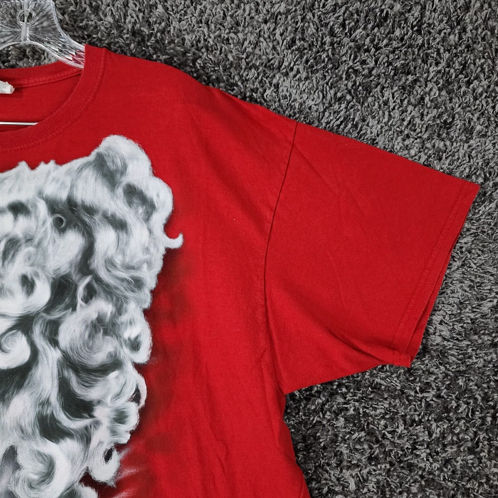 Fruit Of The Loom Fruit Of The Loom Mens Red Santa Beard Short Sleeve Graphic Tee 2XL Mens Red Santa Beard Short Sleeve Graphic Tee 2XL Size US 39 - 2 Thumbnail