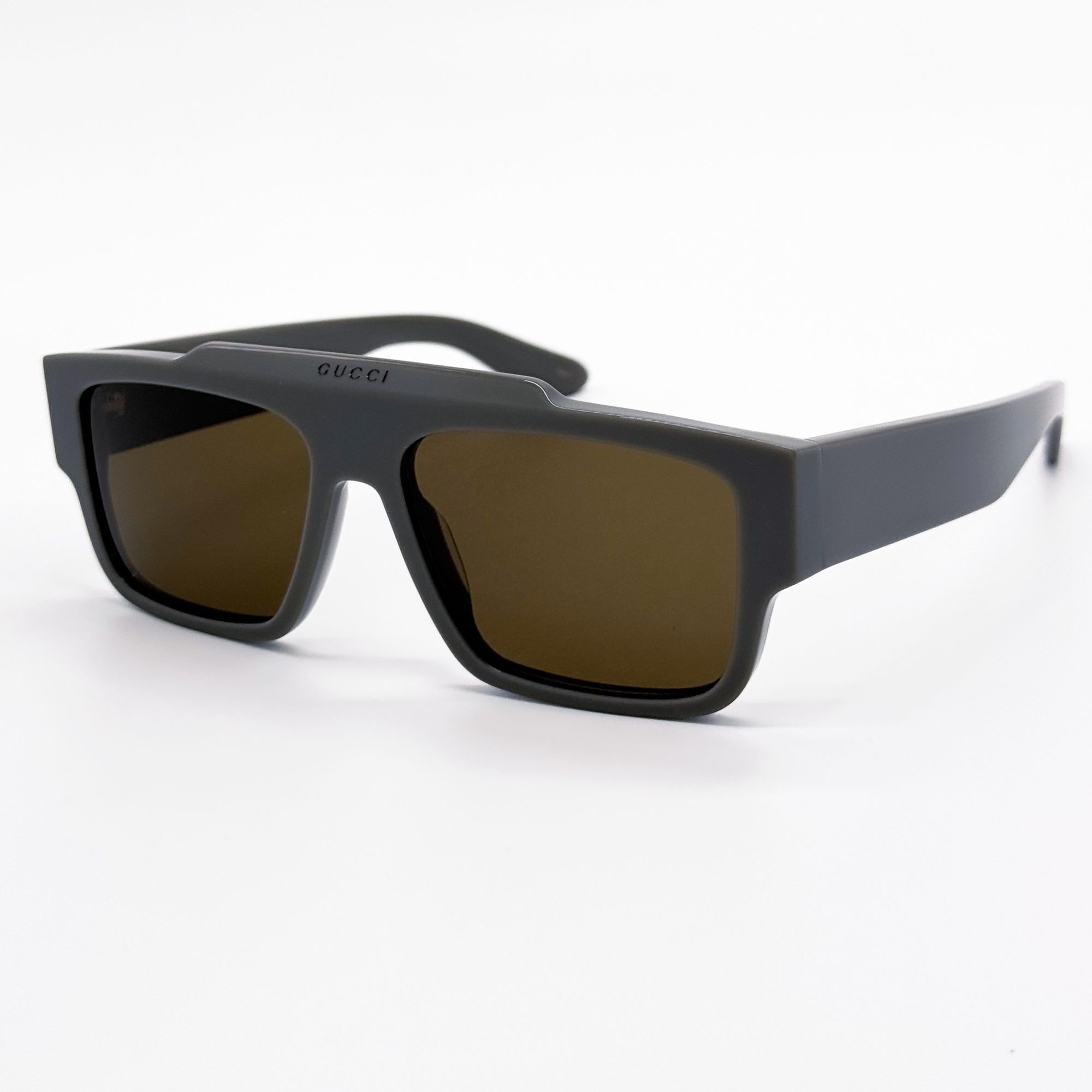 Gucci NEW GG1460S 003 GUCCI UNISEX GRAY BROWN SUNGLASSES GUCCI Size ONE SIZE - 3 Thumbnail