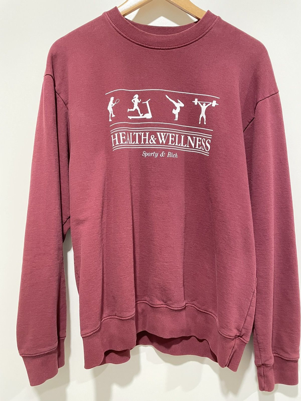 Sporty & Rich Sporty & Rich health&wellness crewneck Size US M / EU 48-50 / 2 - 1 Thumbnail