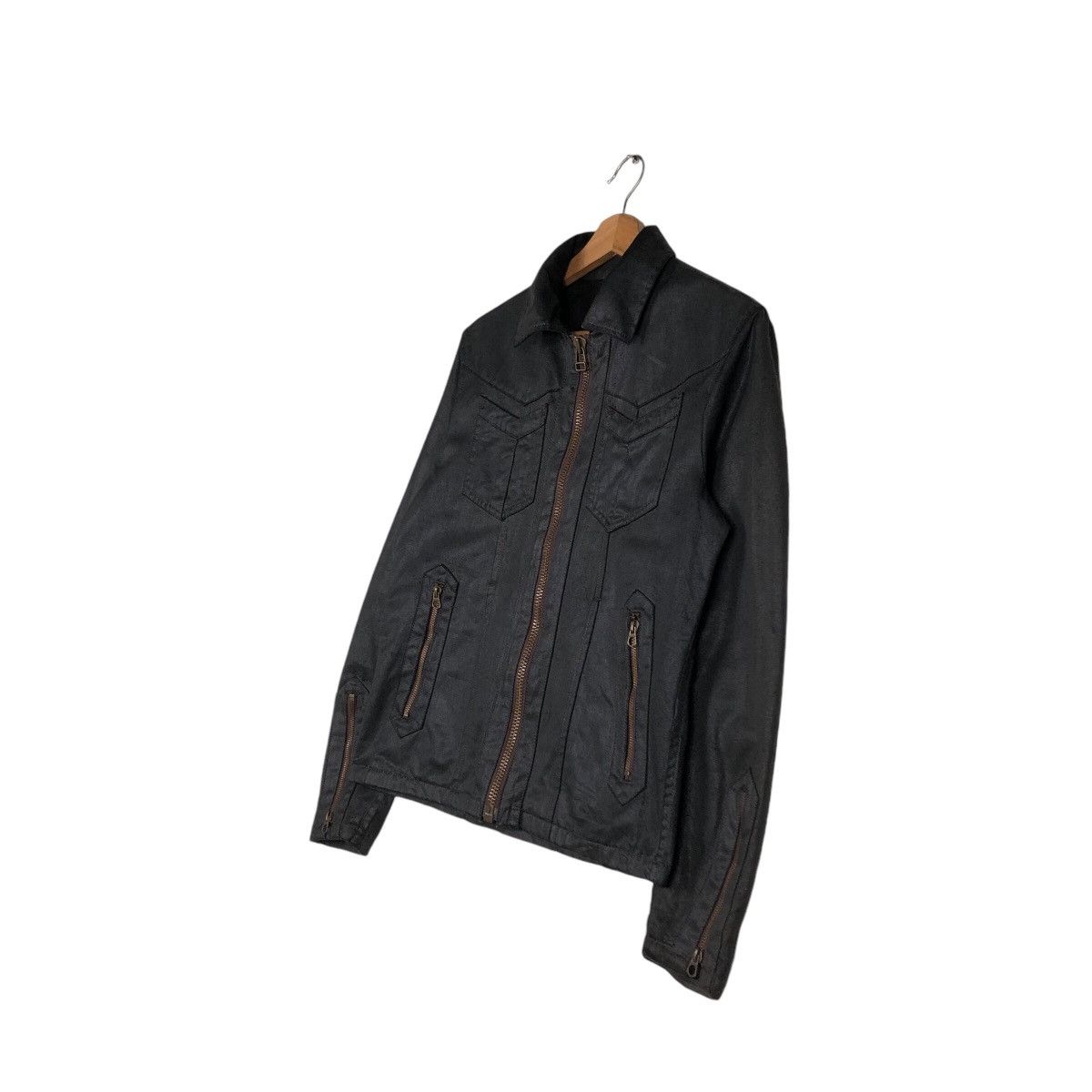 Japanese Brand 📌Vintage Trucker Biker Jacket Men Bigi Japan Issey Miyake Size US M / EU 48-50 / 2 - 3 Thumbnail