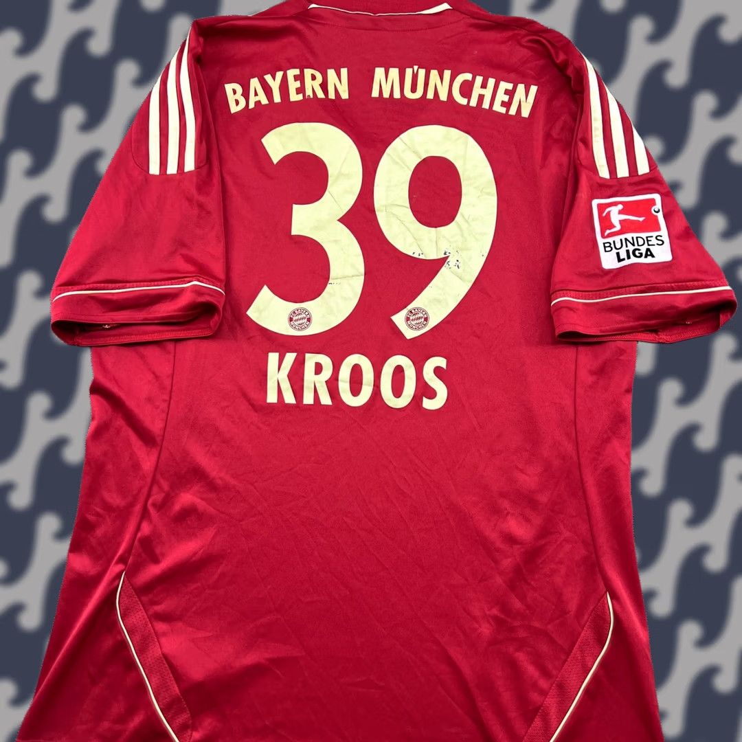 Adidas adidas Bayern Munich 2011 2012 2013 Home Toni kroos #39 Men Sz L Football Jersey Shirt Men's Red XS? Size US L / EU 52-54 / 3 - 1 Thumbnail