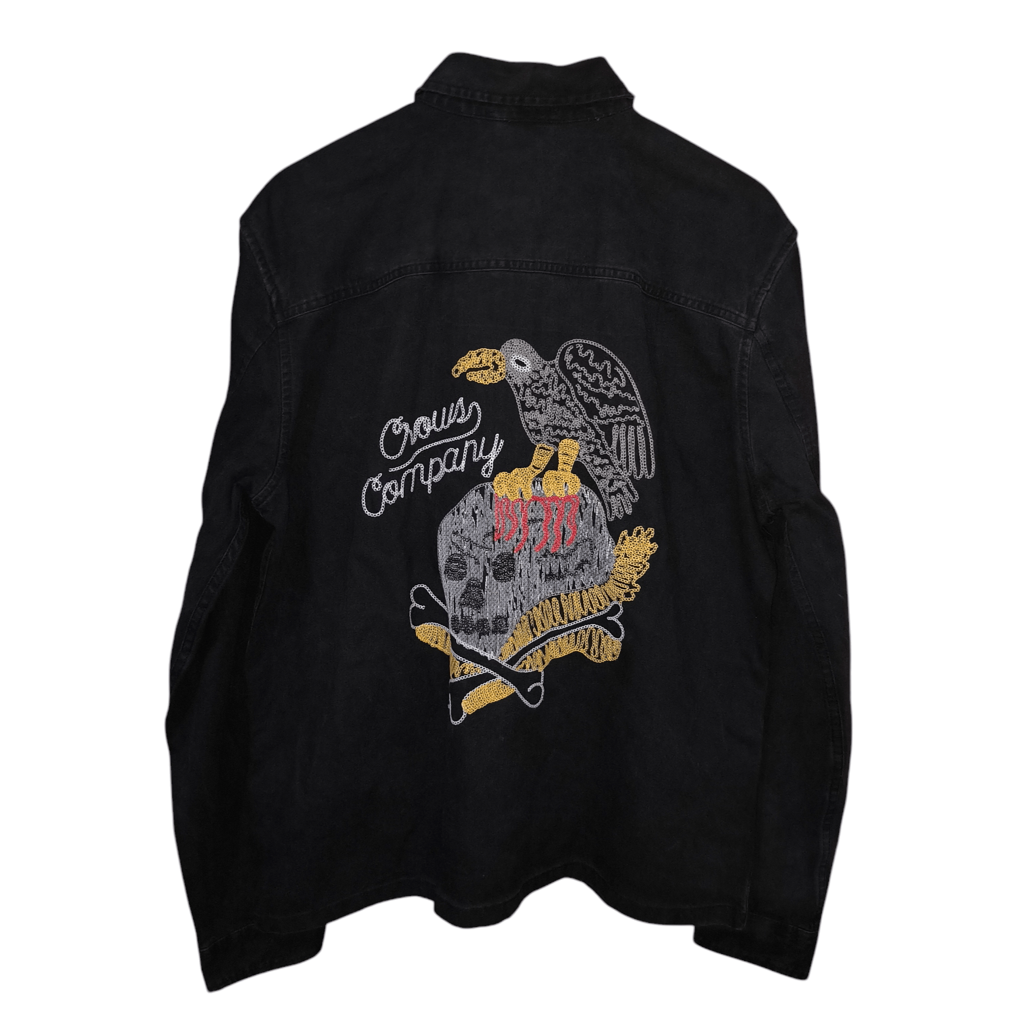 Topman Topman Crows Company Chain Stitch Work Jacket Size US L / EU 52-54 / 3 - 1 Thumbnail