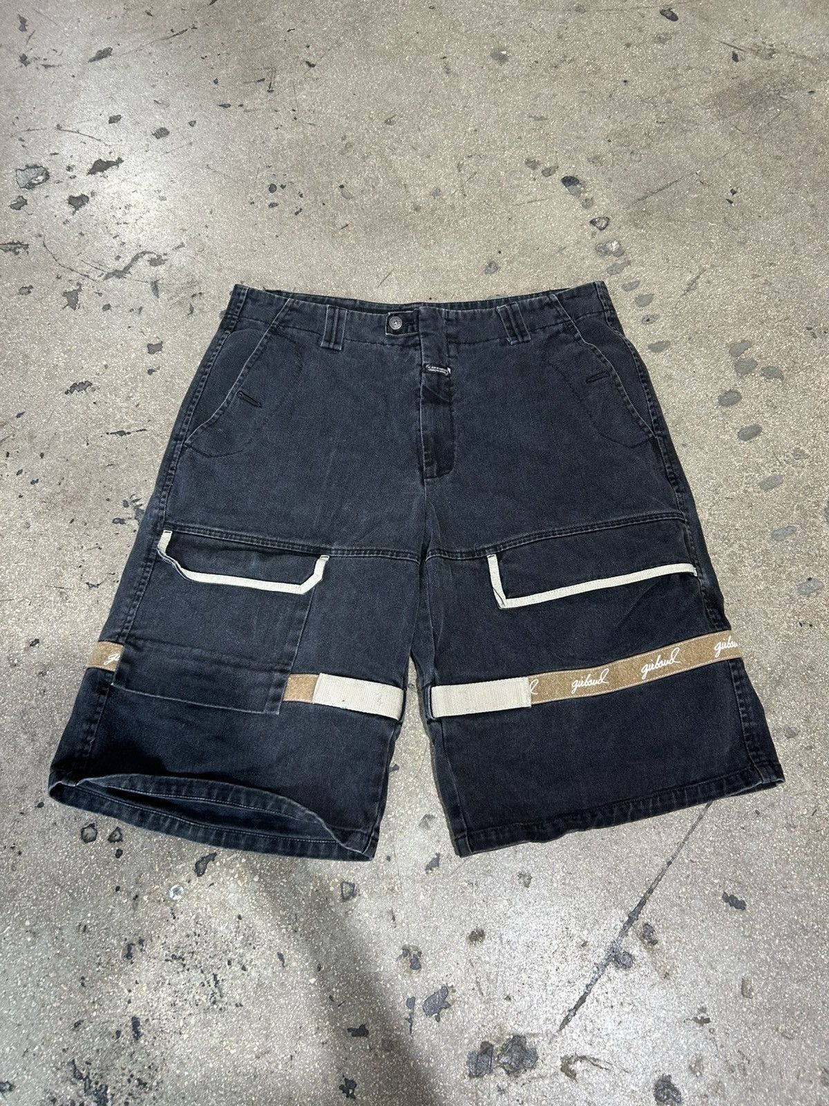 Marithe + Francois Girbaud Marithe Francois Girbaud MFG Shuttle Denim Shorts Size US 38 / EU 54 - 1 Thumbnail