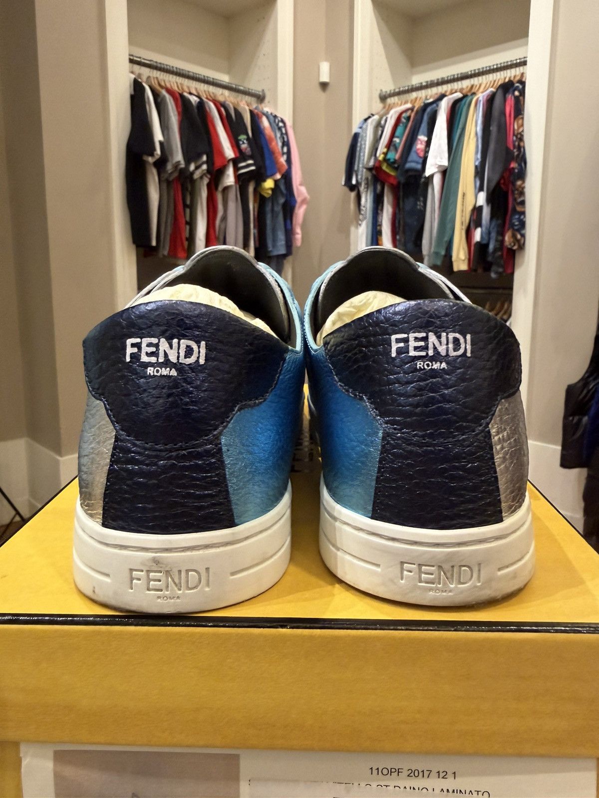 Fendi Fendi Colorblock Velcro closures Flats Size US 8 / IT 38 - 3 Thumbnail