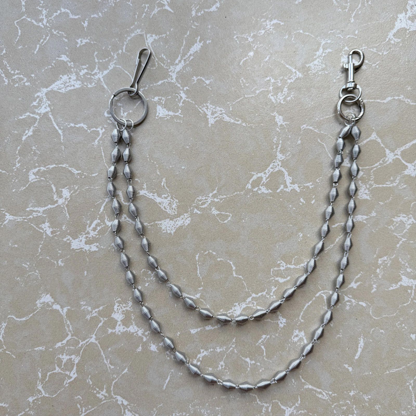 Jewelry Double Layered Wallet Chain Size ONE SIZE - 6 Thumbnail