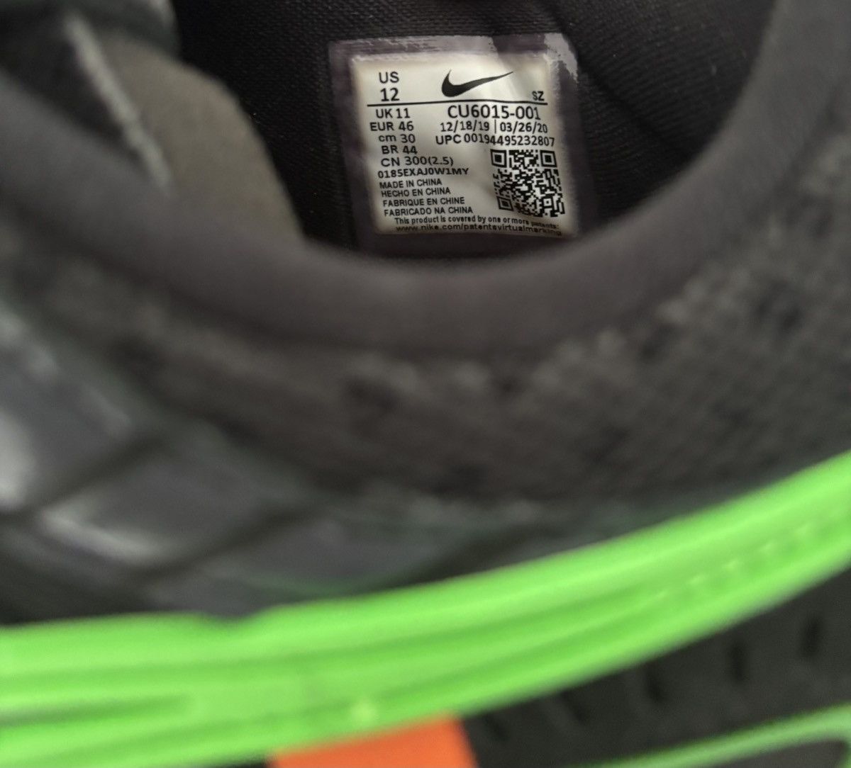 Nike × Off-White Off-White x Nike Air Rubber Dunk 'Green Strike" Size US 12 / EU 45 - 7 Thumbnail