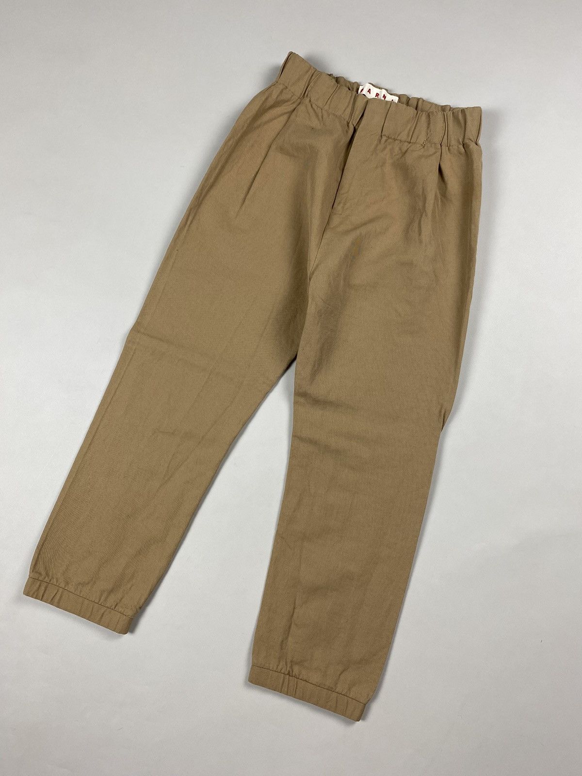 Marni Marni Comessa ladies cotton / linen cropped pants trousers Size 27" / US 4 / IT 40 - 4 Thumbnail