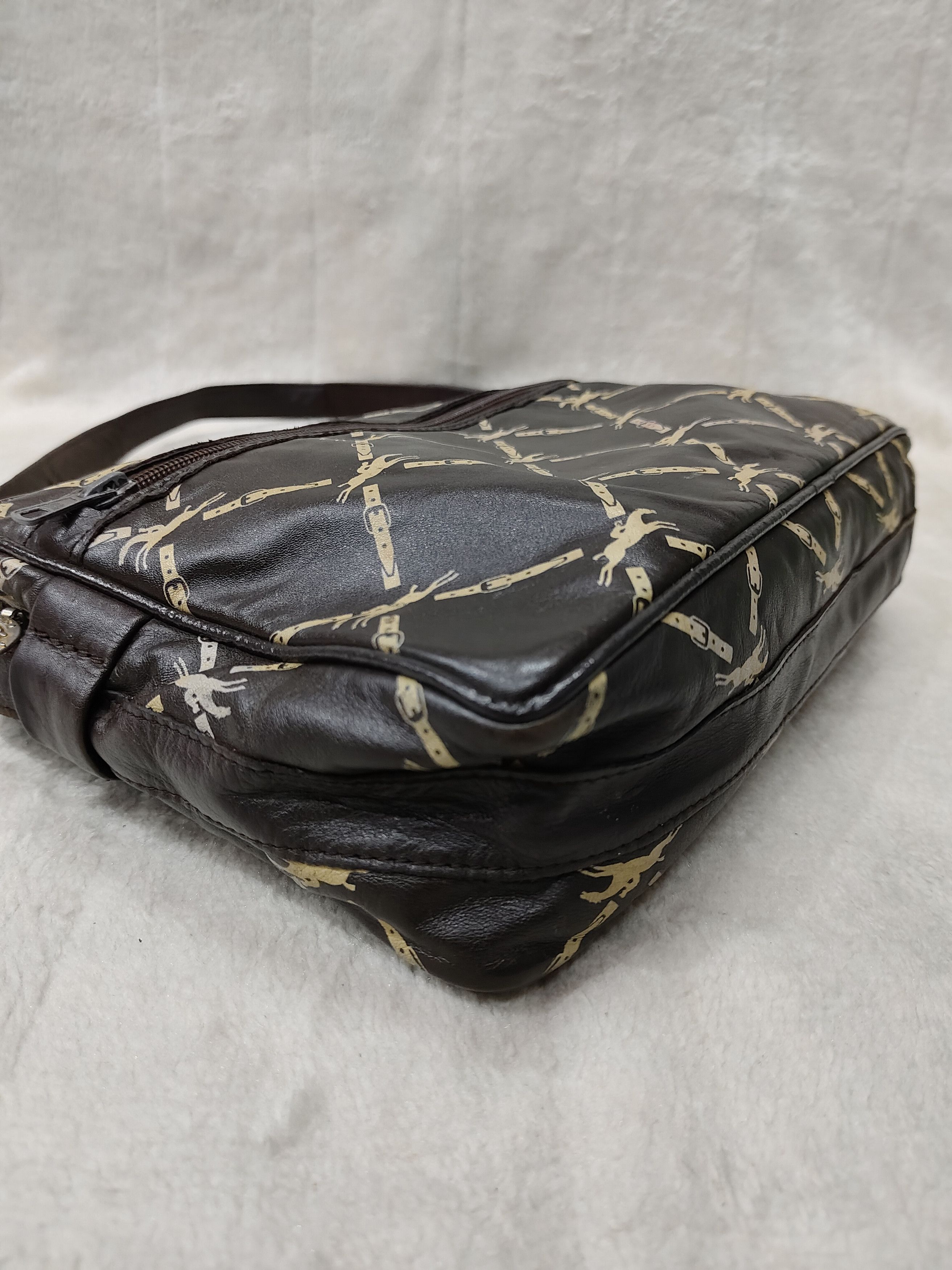 Longchamp 80s Longchamp🇫🇷 Archive Horsebit Monogram Shoulder Bag Size ONE SIZE - 6 Thumbnail