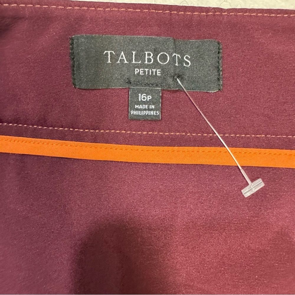 Talbots New Talbots Plaid Wool Blend Front Button Closure Skirt Siz Size 38" / US 16 / IT 52 - 6 Thumbnail