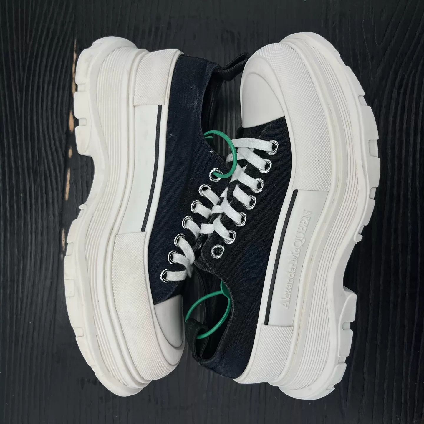 Alexander McQueen McQueen Black & White Martin Boots 41.5 Like New Size US 8.5 / EU 41-42 - 3 Thumbnail